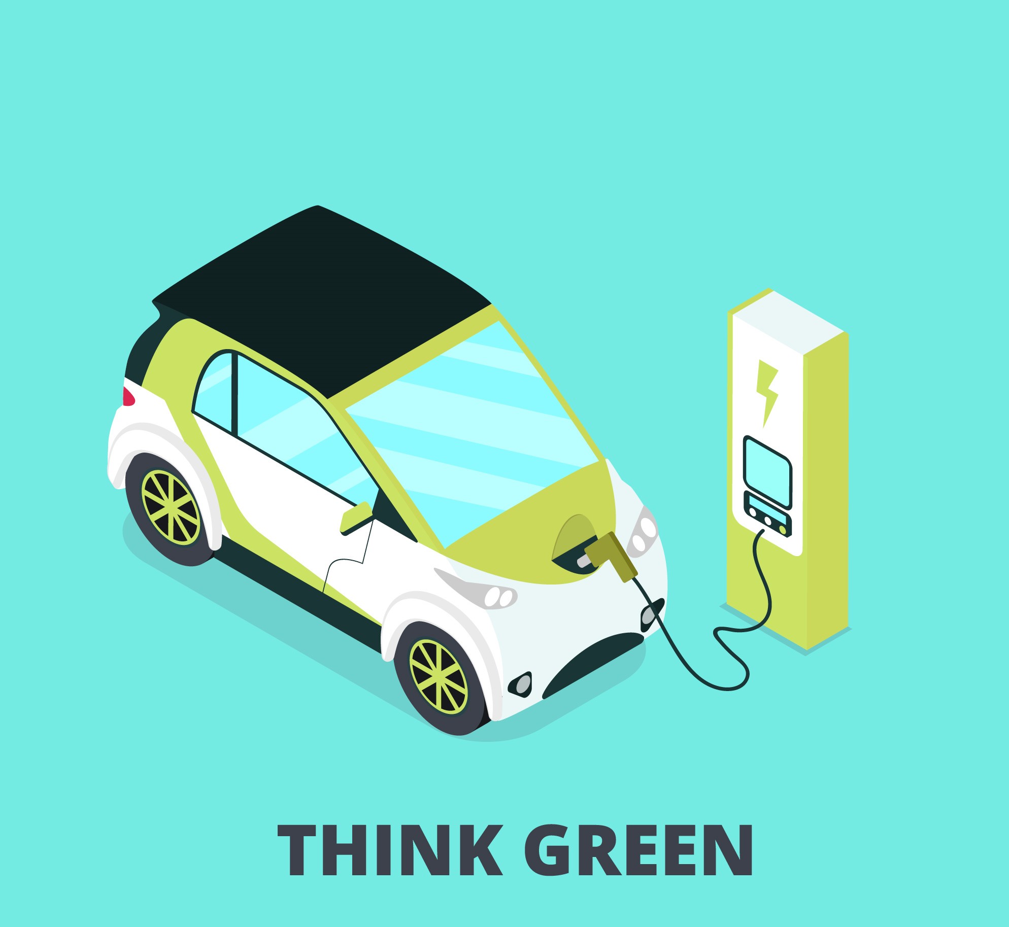 EV think green